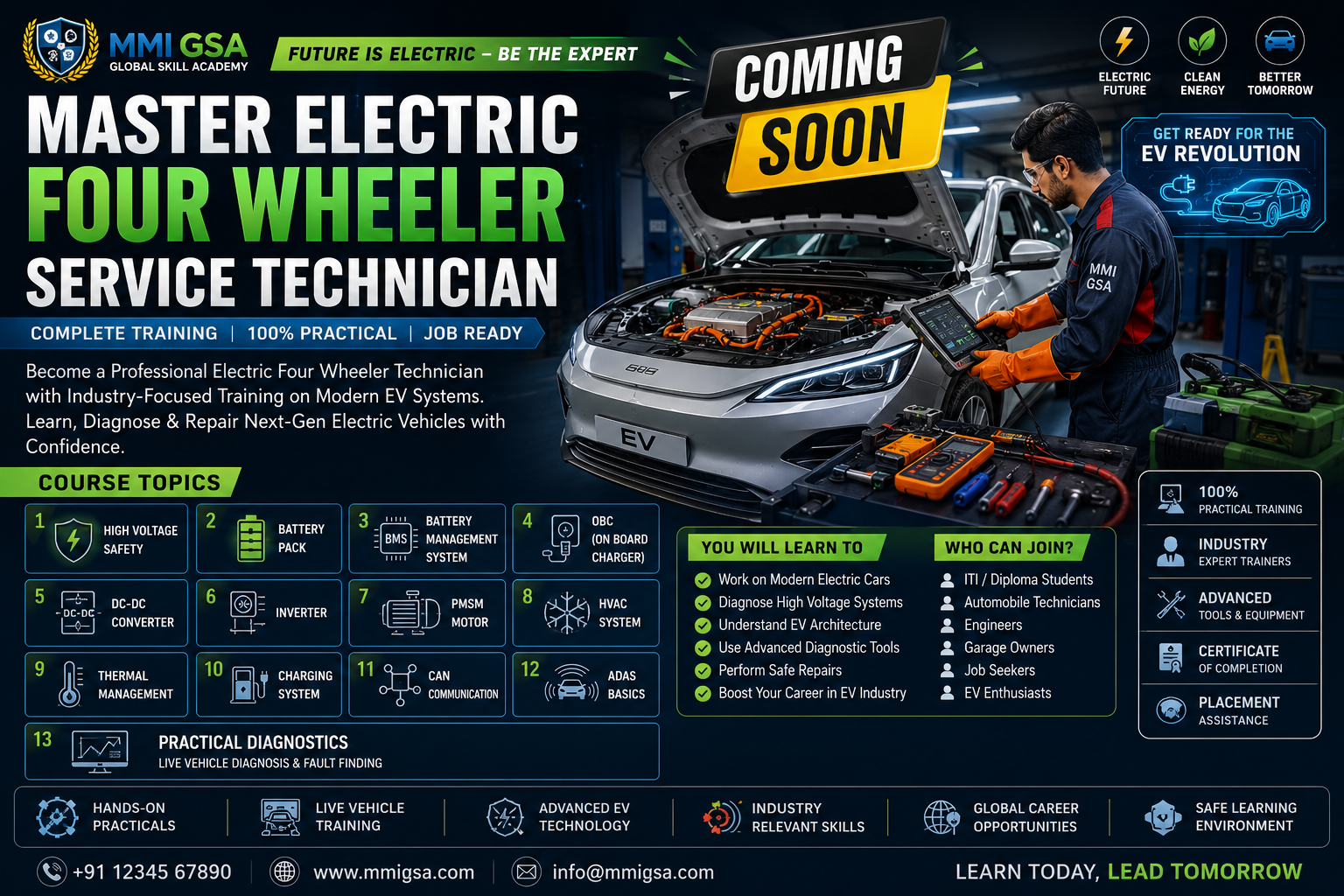 Master Electric Four Wheeler Service Technician – Complete Professional Course